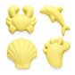Scrunch Sand Moulds - Lemon