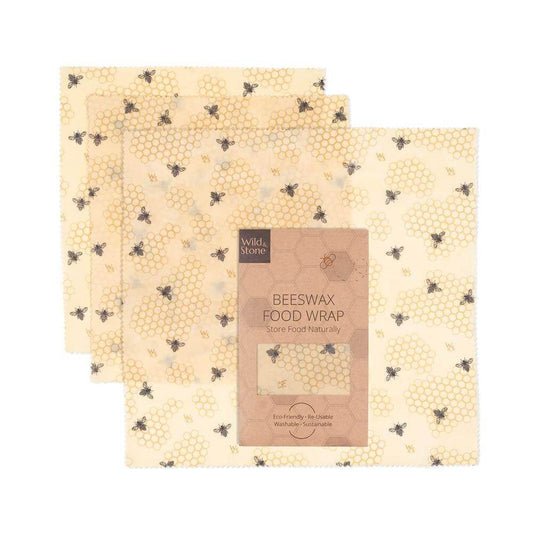 Beeswax Food Wraps - Honeycomb (3 Pack)