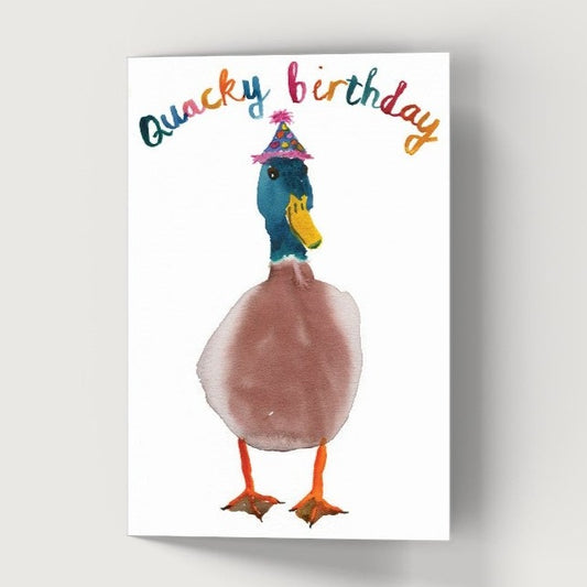 Duck Quacky Birthday Card