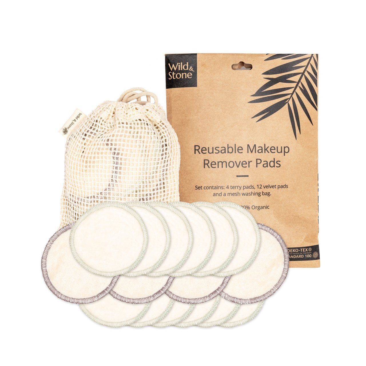 Reusable Make-up Remover Pads - Black (Pack of 16)