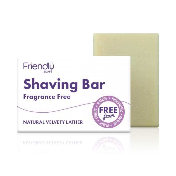 Friendly Soap Fragrance Free Shaving Bar