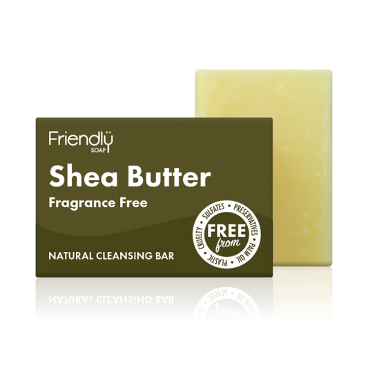Friendly Soap Shea Butter Bar - Fragrance Free